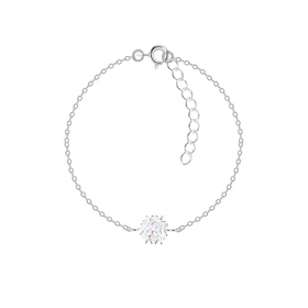 Schneeflocken Kinder Armband 925 Silber