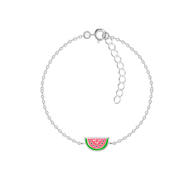 Wassermelonen Kinder Armband 925 Silber