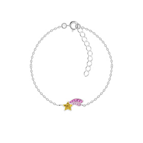 Sternschnuppen Kinder Armband 925 Silber