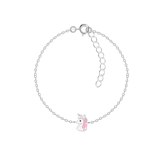 Einhorn Kinder Armband 925 Silber