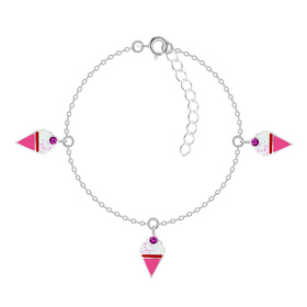 Eis Kinder Armband 925 Silber