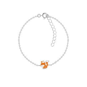Fuchs Kinder Armband 925 Silber