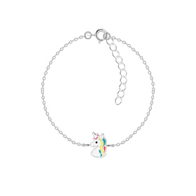 Einhorn Kinder Armband 925 Silber