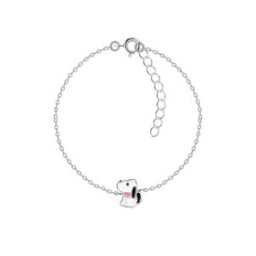 Hunde Kinder Armband 925 Silber