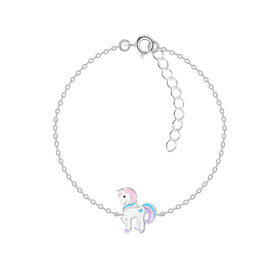 Einhorn Kinder Armband 925 Silber