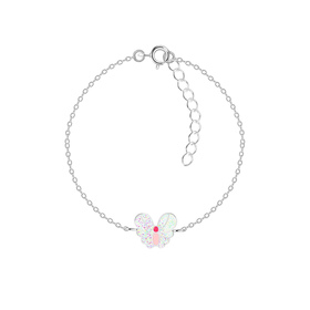 Schmetterling Kinder Armband 925 Silber