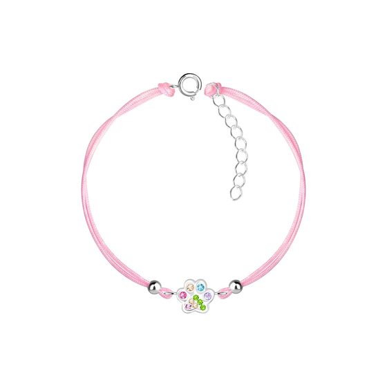 Pfotenabdruck Kinder Armband 925 Silber