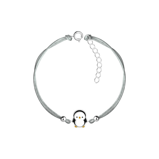 Pinguin Kinder Armband 925 Silber