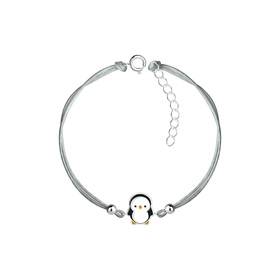 Pinguin Kinder Armband 925 Silber