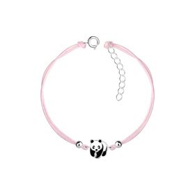 Panda Kinder Armband 925 Silber