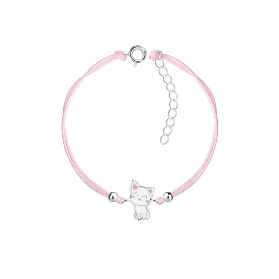 Katzen Kinder Armband 925 Silber