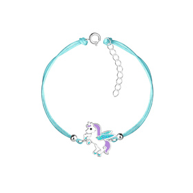 Einhorn Kinder Armband 925 Silber