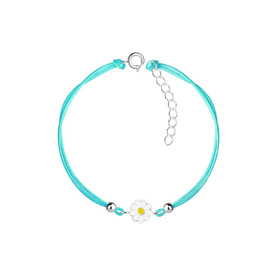 Gänseblümchen Kinder Armband 925 Silber