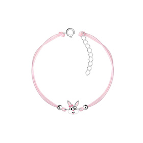 Hasen Kinder Armband 925 Silber