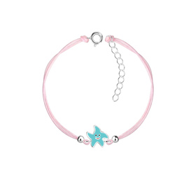 Seestern Kinder Armband 925 Silber