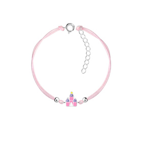 Schloss Kinder Armband 925 Silber