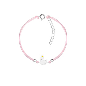 Schwan Kinder Armband 925 Silber