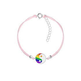 Yin Yang Kinder Armband 925 Silber