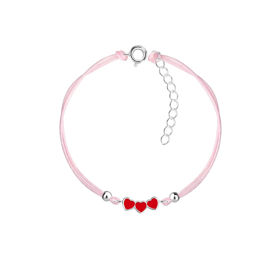 Herz Kinder Armband 925 Silber
