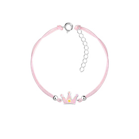 Kronen Kinder Armband 925 Silber