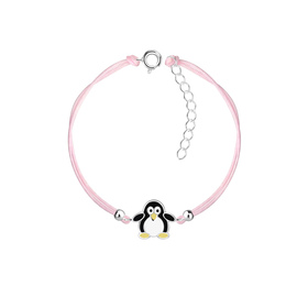 Pinguin Kinder Armband 925 Silber