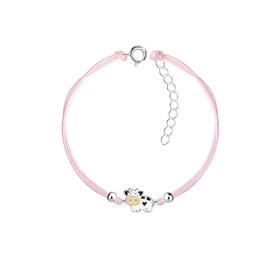 Kuh Kinder Armband 925 Silber