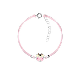 Kuh Kinder Armband 925 Silber