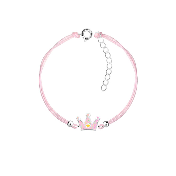 Kronen Kinder Armband 925 Silber