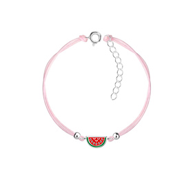 Wassermelonen Kinder Armband 925 Silber