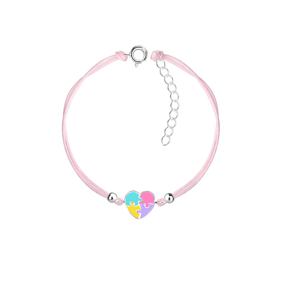 Herz Kinder Armband 925 Silber