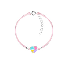 Herz Kinder Armband 925 Silber
