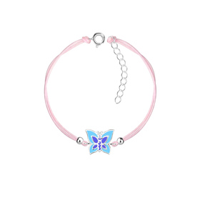 Schmetterling Kinder Armband 925 Silber