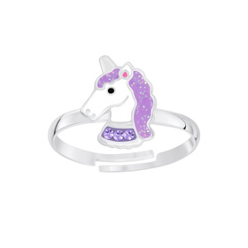 Einhorn Kinder Ring 925 Silber