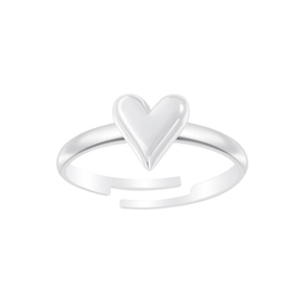 Herz Kinder Ring 925 Silber