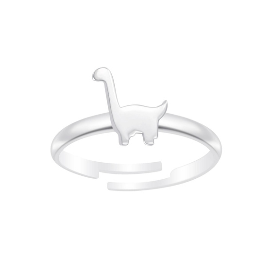 Brachiosaurus Dino Kinder Ring 925 Silber