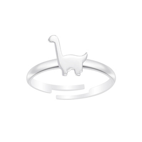 Brachiosaurus Dino Kinder Ring 925 Silber