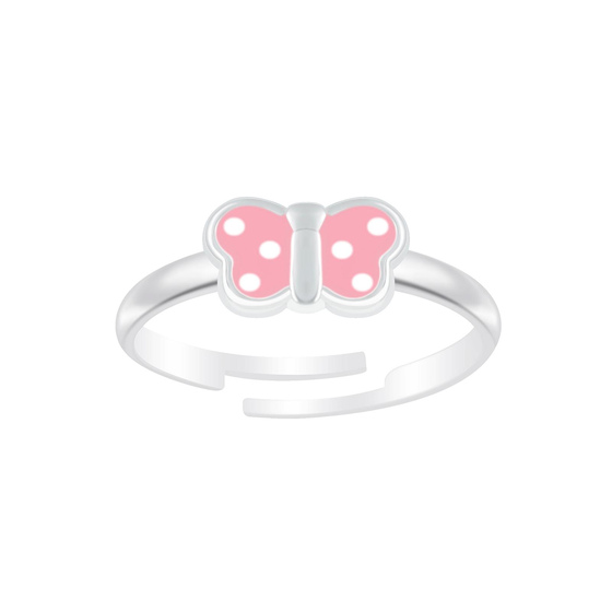 Schmetterling Kinder Ring 925 Silber