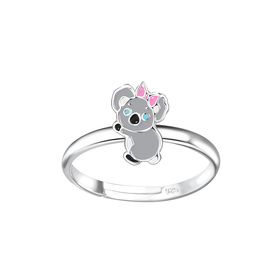 Koala Kinder Ring 925 Silber