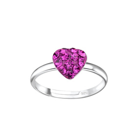 Herz Kinder Ring 925 Silber