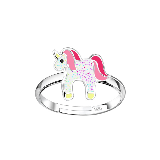 Einhorn Kinder Ring 925 Silber