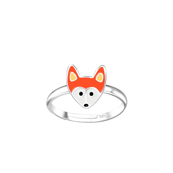 Fuchs Kinder Ring 925 Silber