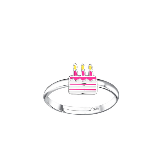 Kuchen Kinder Ring 925 Silber