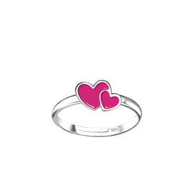Herz Kinder Ring 925 Silber