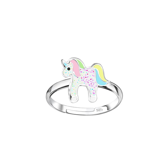 Einhorn Kinder Ring 925 Silber