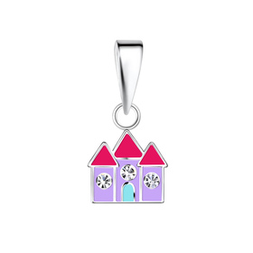 Schloss Kinder Kettenanh�nger 925 Silber