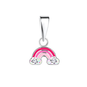 Regenbogen Kinder Kettenanh�nger 925 Silber