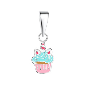 Cupcake Kinder Kettenanhnger 925 Silber