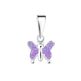 Schmetterling Kinder Kettenanhnger 925 Silber