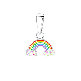 Regenbogen Kinder Kettenanh�nger 925 Silber