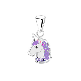 Einhorn Kinder Kettenanhnger 925 Silber
